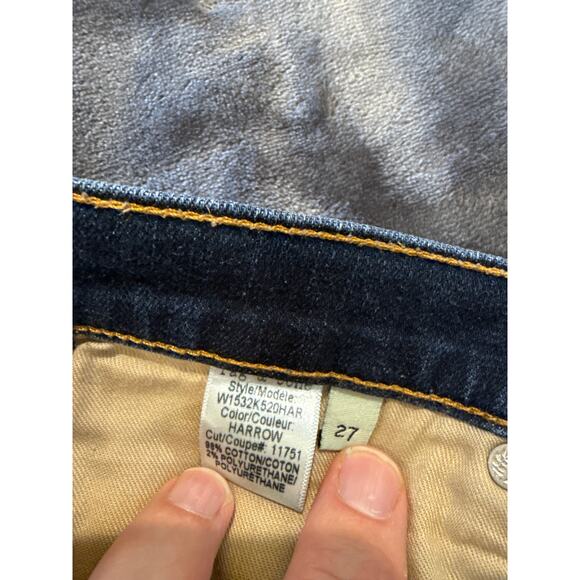 Rag & Bone Harrow Skinny Jeans Women's Size 27 Dark Wash "Made in USA" - Picture 8 of 12